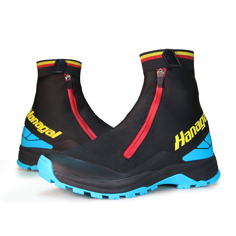 ရော်ဘာ Breathable Elastic Upper BK Mesh ပေါ့ပေါ့ပါးပါး ဘွတ်ဖိနပ်