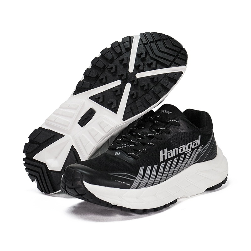 ရော်ဘာ Jacquard Fabric Breathable EVA Leisure Sneaker