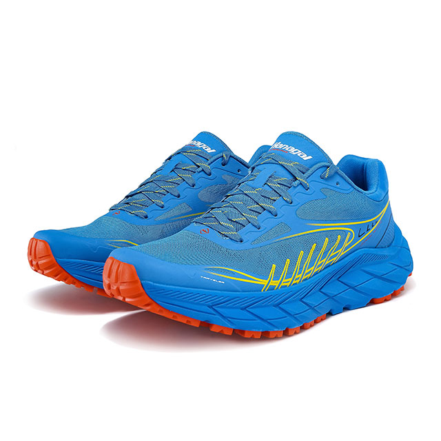 Rubber Outsole မြင့်မားသော Elasticity Anti Kick Running Shoes